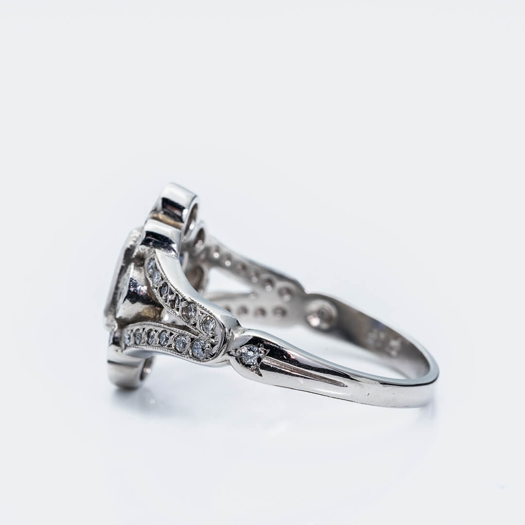 Vintage Sapphire and Diamond Ring